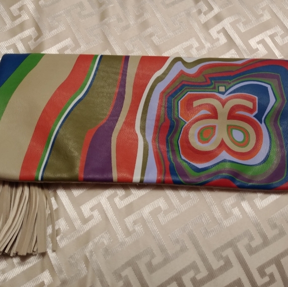 Arbonne Handbags - Arbonne leather clutch bag